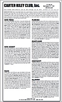 Carter Riley Club Magazine Subscriptions
