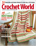 Crochet World is your passport into the wonderful land for crochet lovers! Update your patterns and stitch techniques with help from serious crochet experts from across the country. You'll be able to  ...