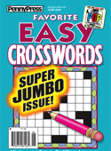 Favorite Easy Crosswords is so much fun, you won't want to stop solving! Over a hundred lively crosswords, including a handful of variety crosswords. Digest size, 162 pages.